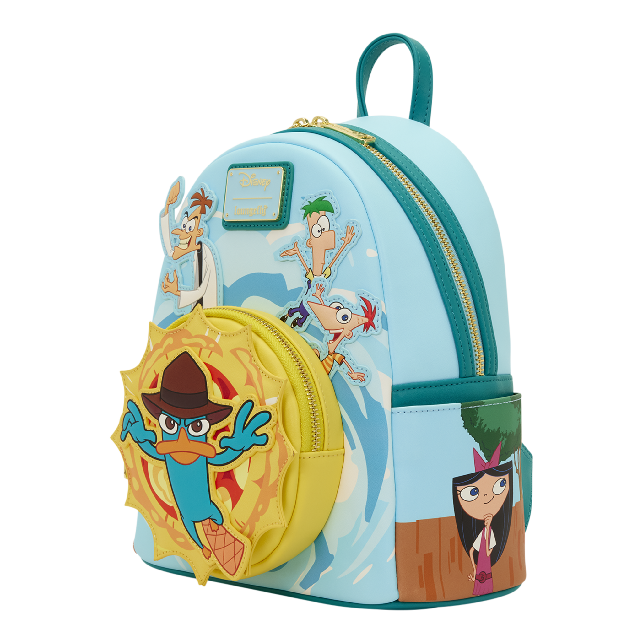 Loungefly Disney Phineas & Ferb Light-Up Mini Backpack