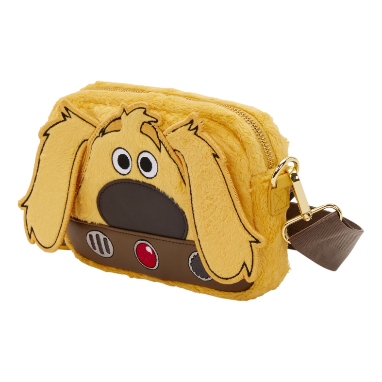 Loungefly Disney Pixar Up Dug Sling Crossbody Bag with Coin Bag
