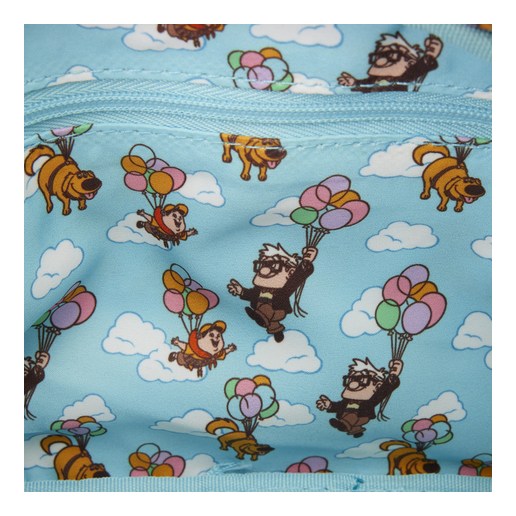 Loungefly Disney Pixar Up Dug Sling Crossbody Bag with Coin Bag