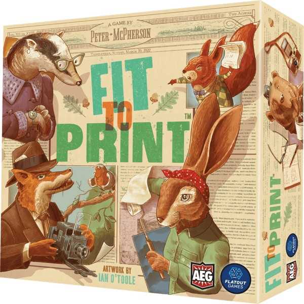 Fit to Print Board Game