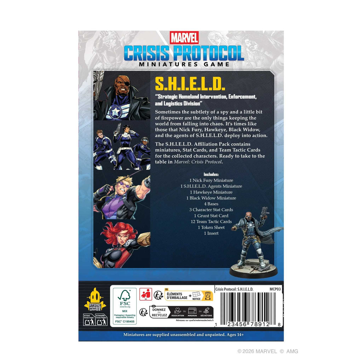 Marvel: Crisis Protocol – S.H.I.E.L.D. Affiliation Pack