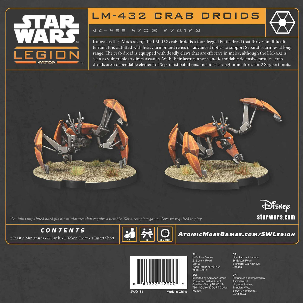 Star Wars: Legion LM-432 Crab Droids Expansion