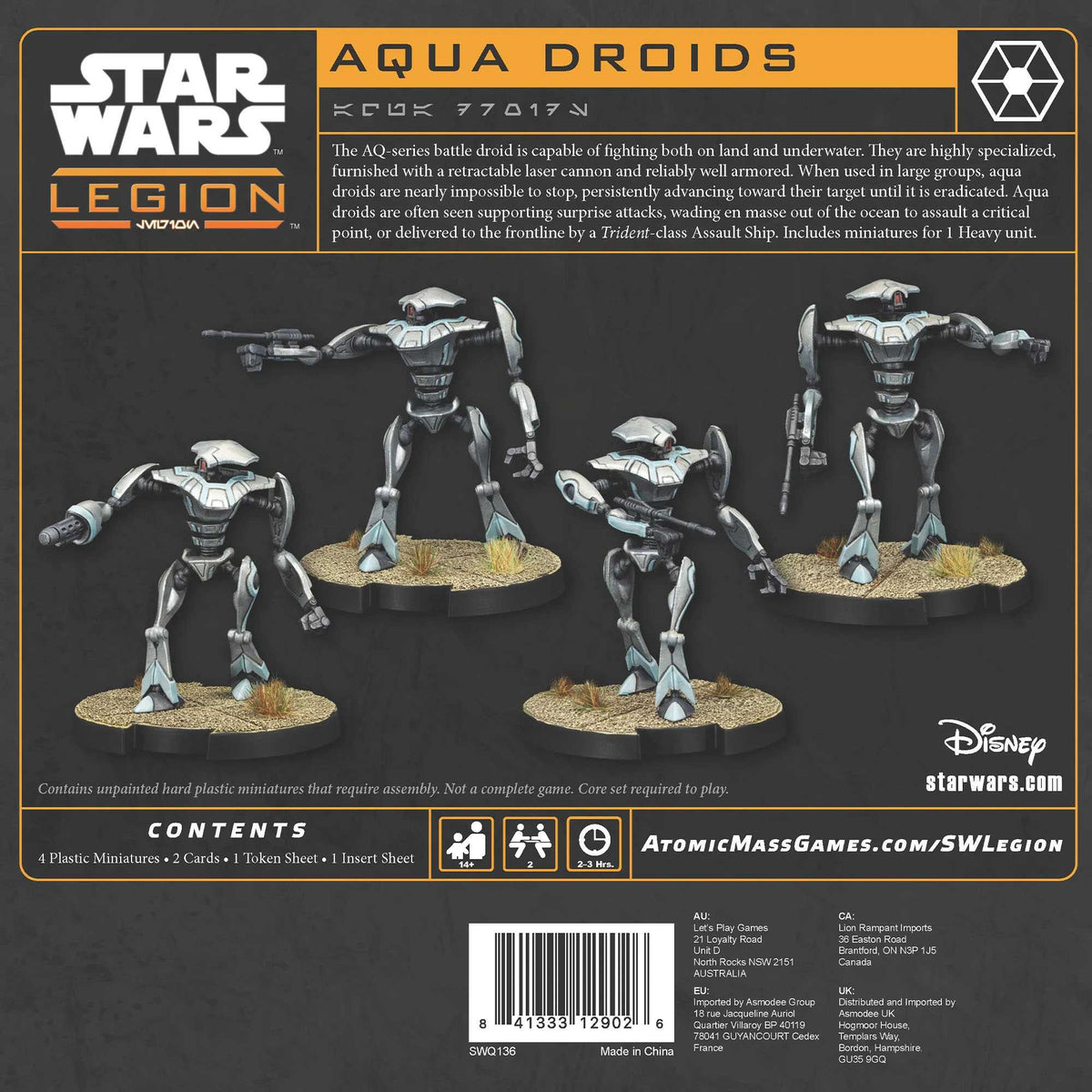 Star Wars: Legion Aqua Droids Expansion
