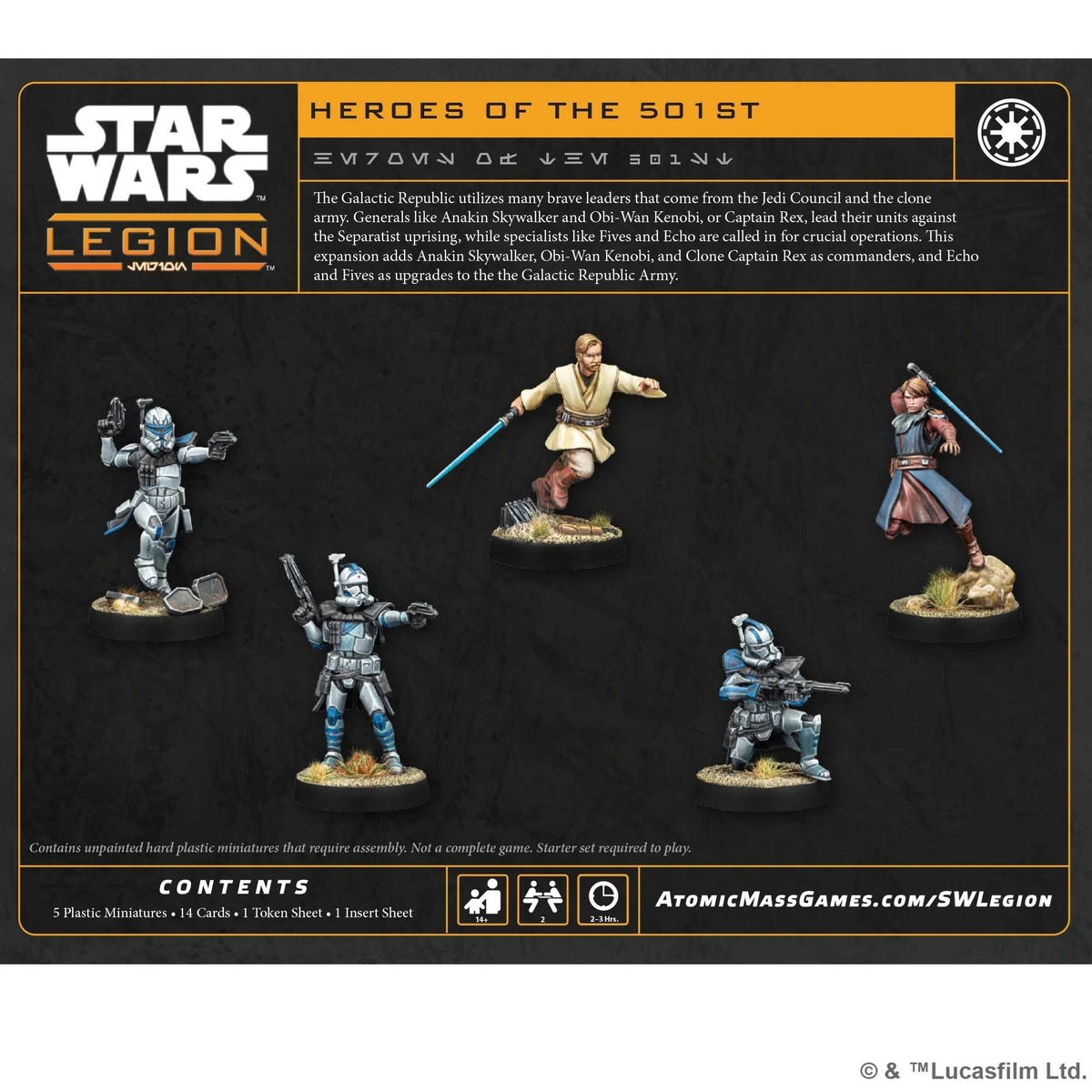 Star Wars: Legion - Heroes of the 501st Character Pack