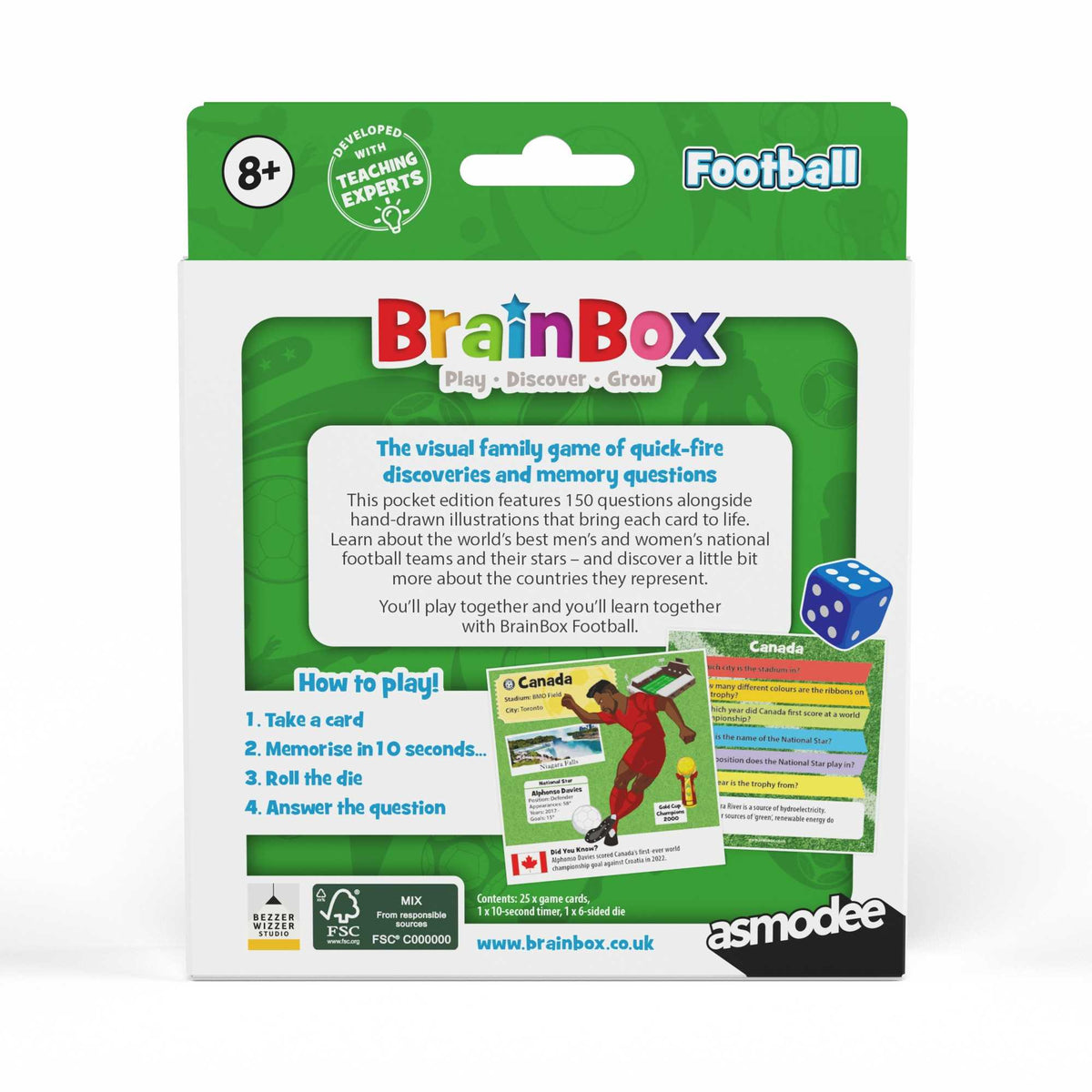 BrainBox Pocket - International Football