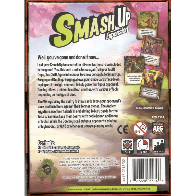 Smash Up: Oops You Did It Again