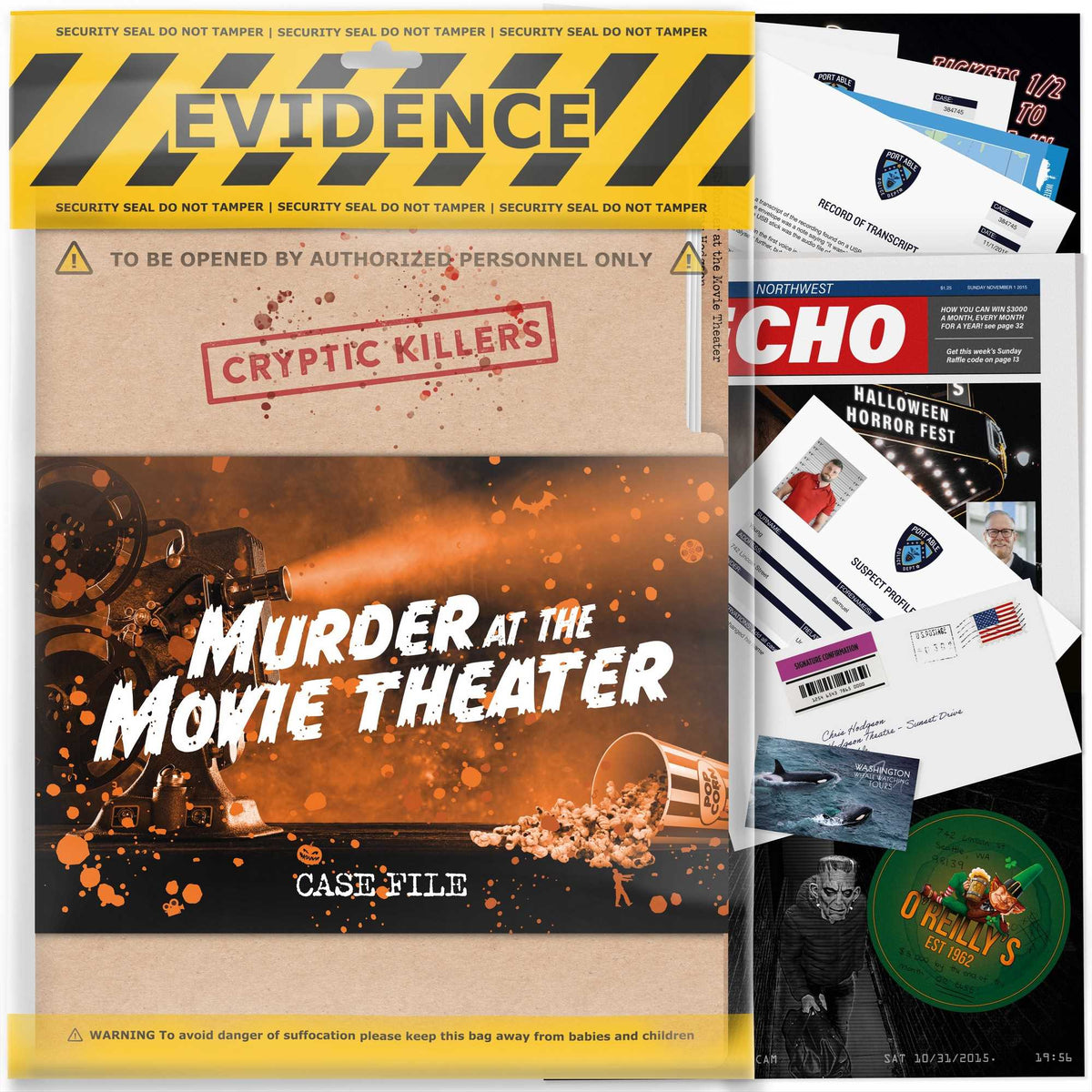 Cryptic Killers: Murder at the Movie Theater