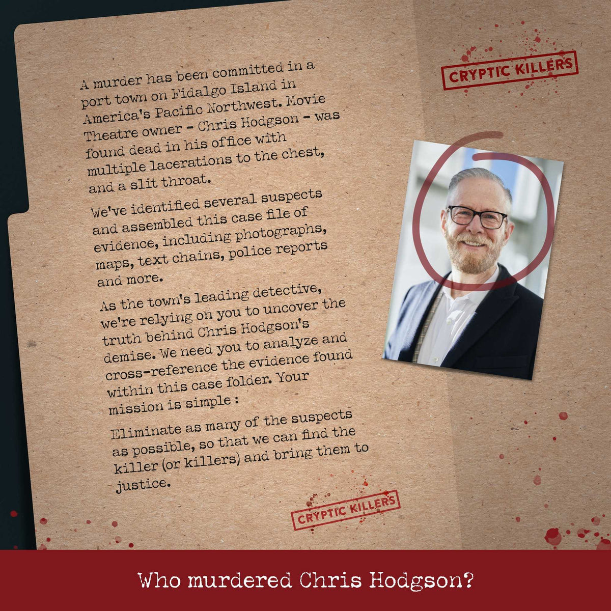 Cryptic Killers: Murder at the Movie Theater