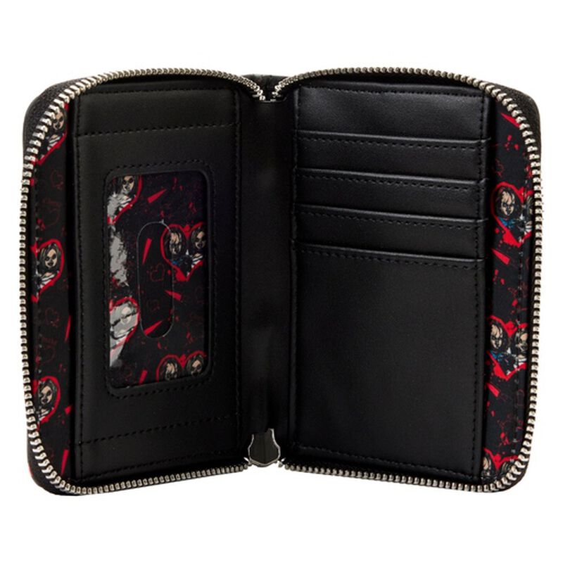 Loungefly Bride of Chucky Chucky & Tiffany Zip-Around Wallet