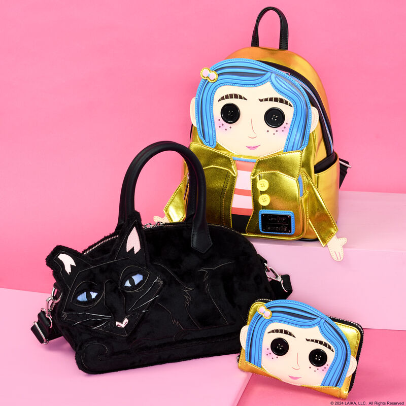 Loungefly Coraline 15th Anniversary Doll Cosplay Zip-Around Wallet