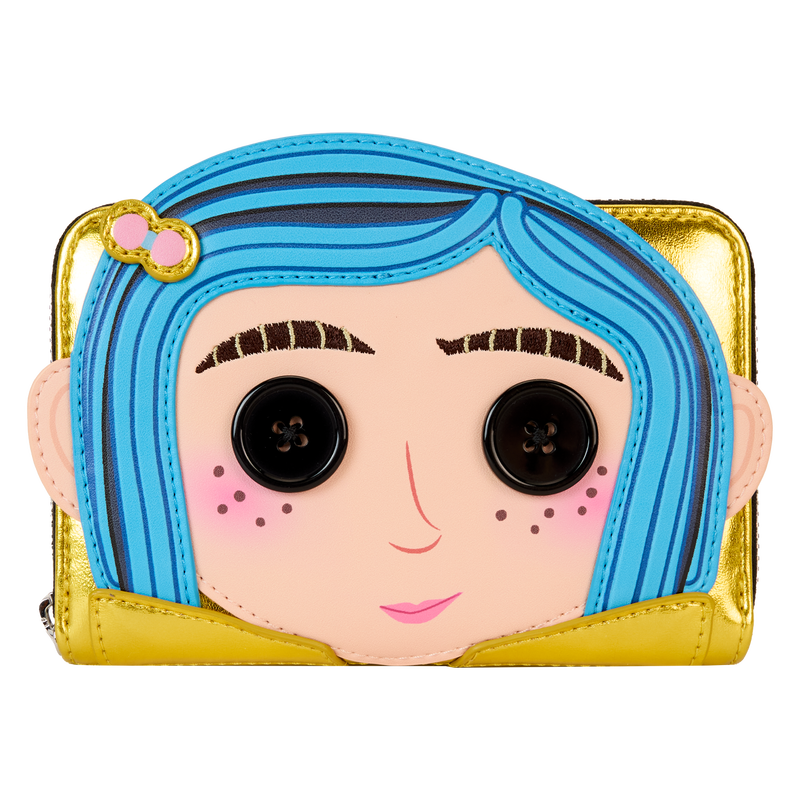 Loungefly Coraline 15th Anniversary Doll Cosplay Zip-Around Wallet