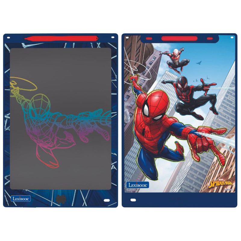 Lexibook Marvel Spider-Man 11-Inch Multicolour E-Ink Drawing Tablet with Stencils