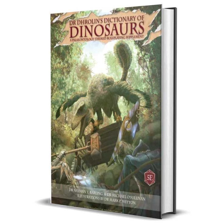 Dr Dhrolin's Dictionary of Dinosaurs (D&D 5E Compatible)