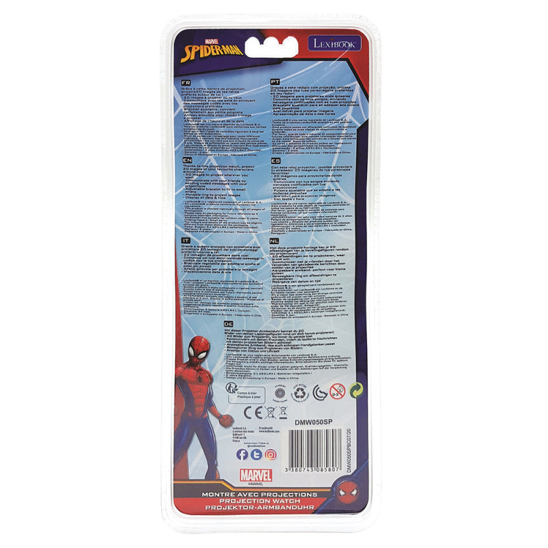 Lexibook Marvel Spider-Man Digital Projection Watch with 20 Images