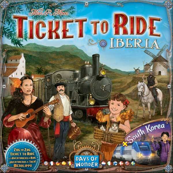 Ticket to Ride Map Collection 8: Iberica & South Korea