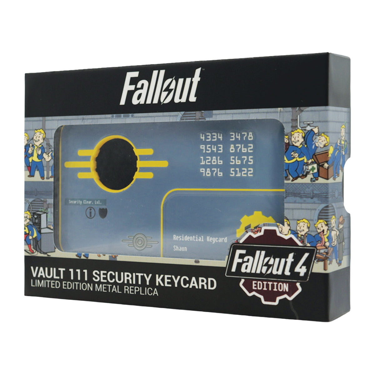 Fallout 4 Vault 111 Limited Edition Security Keycard Replica (Disc)