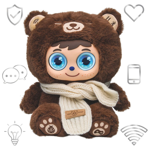 Lexibook ELO-Yeno Interactive AI Talking Plush – English