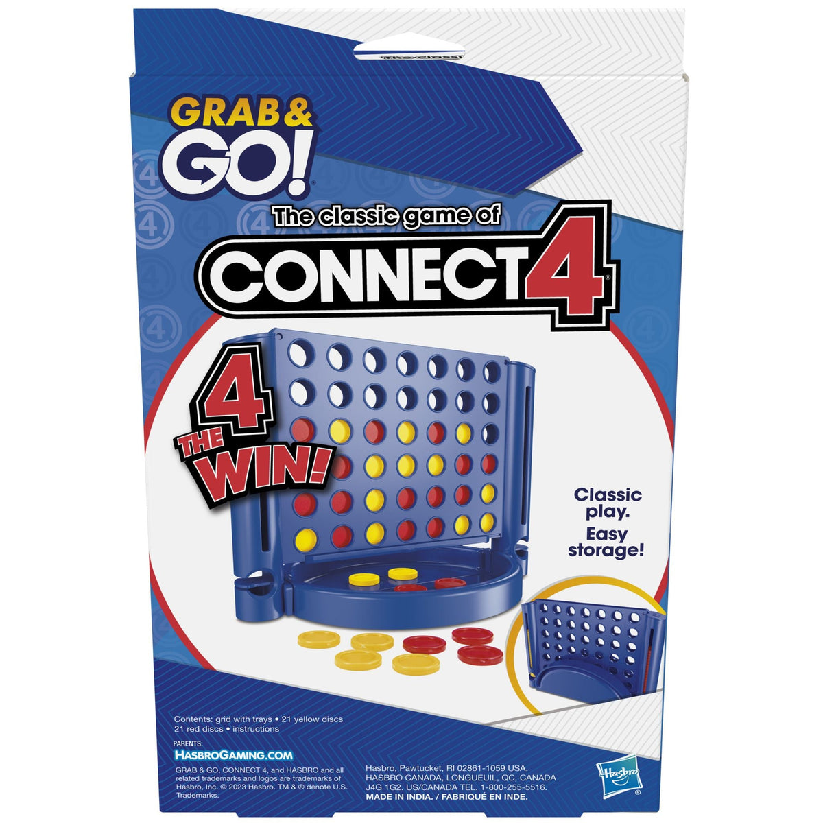Hasbro Gaming Connect 4: Grab & Go