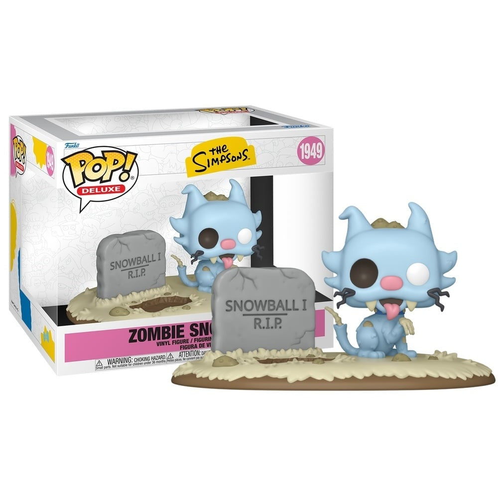 Funko Pop! Deluxe The Simpsons Zombie Snowball Vinyl Figure #1949