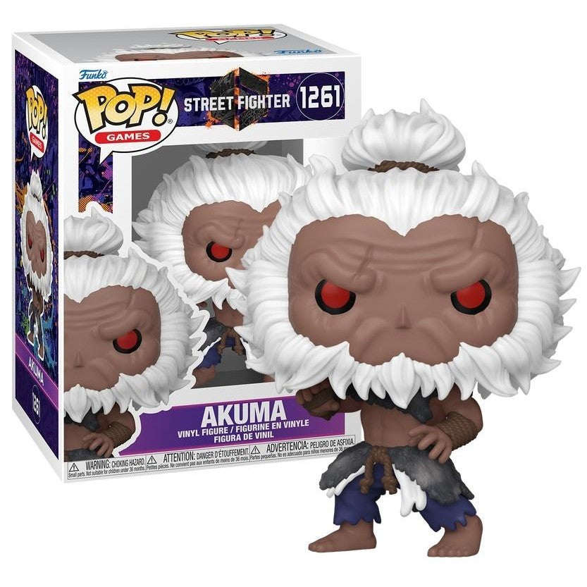 Funko Pop! Games Street Fighter 6 Akuma #1261 Vinyl Figure (1 in 6 Chance of Chase)