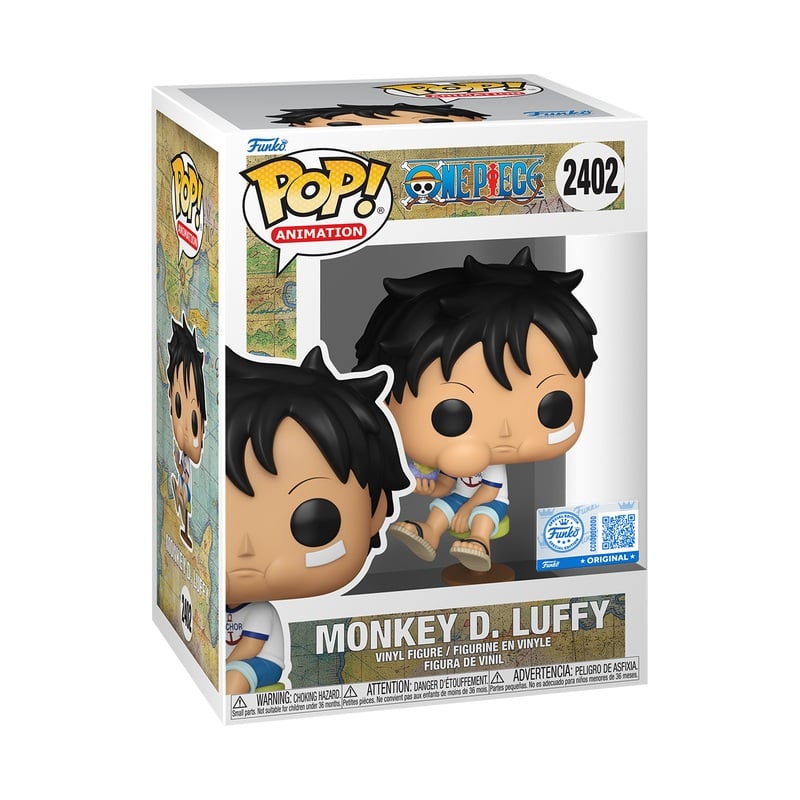 Funko Pop! Animation One Piece Kid Luffy Eating Devil Fruit Vinyl Figure #2402
