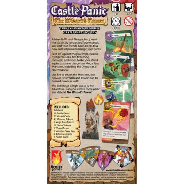 Castle Panic: The Wizard's Tower 2nd Edition Expansion