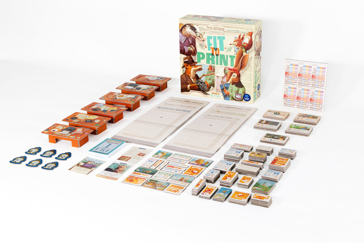 Fit to Print Board Game