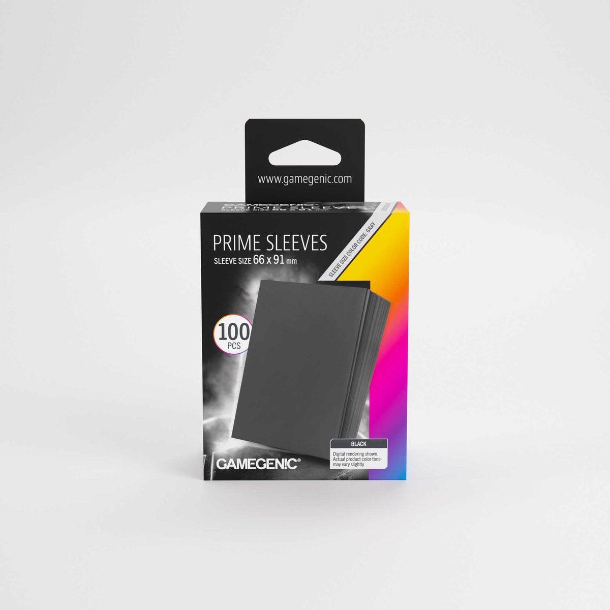 Gamegenic Prime Sleeves Black 66 x 91 mm, 100 ct.