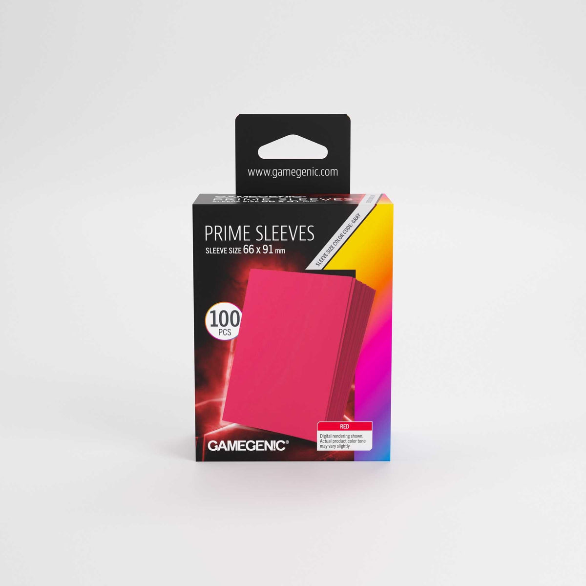 Gamegenic Prime Sleeves Red 66 x 91 mm (100)