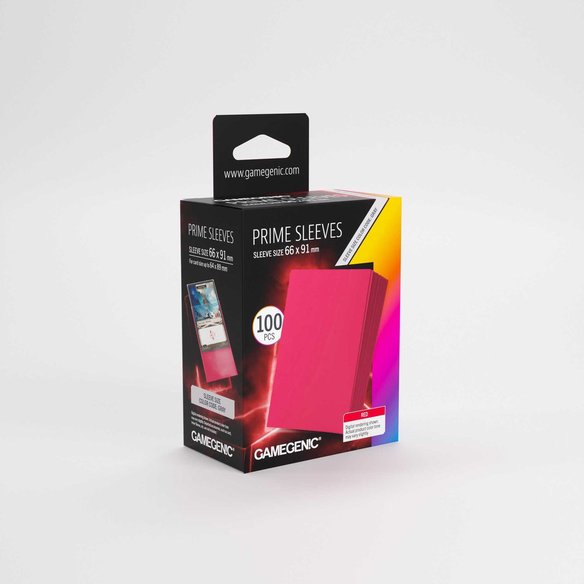 Gamegenic Prime Sleeves Red 66 x 91 mm (100)