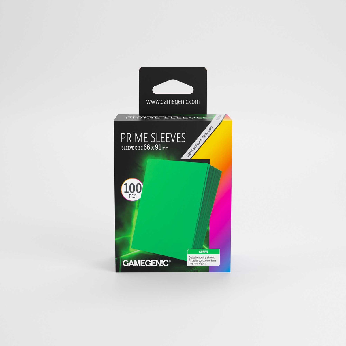 Gamegenic Prime Sleeves Green 66 x 91 mm – 100 Pack