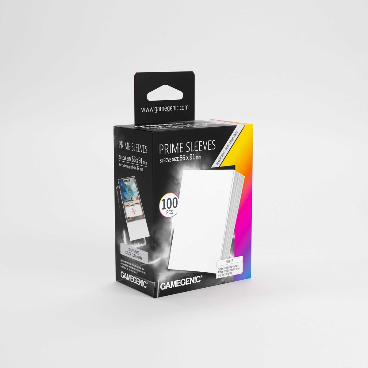Gamegenic Prime Sleeves White 66 x 91 mm, 100 Pack
