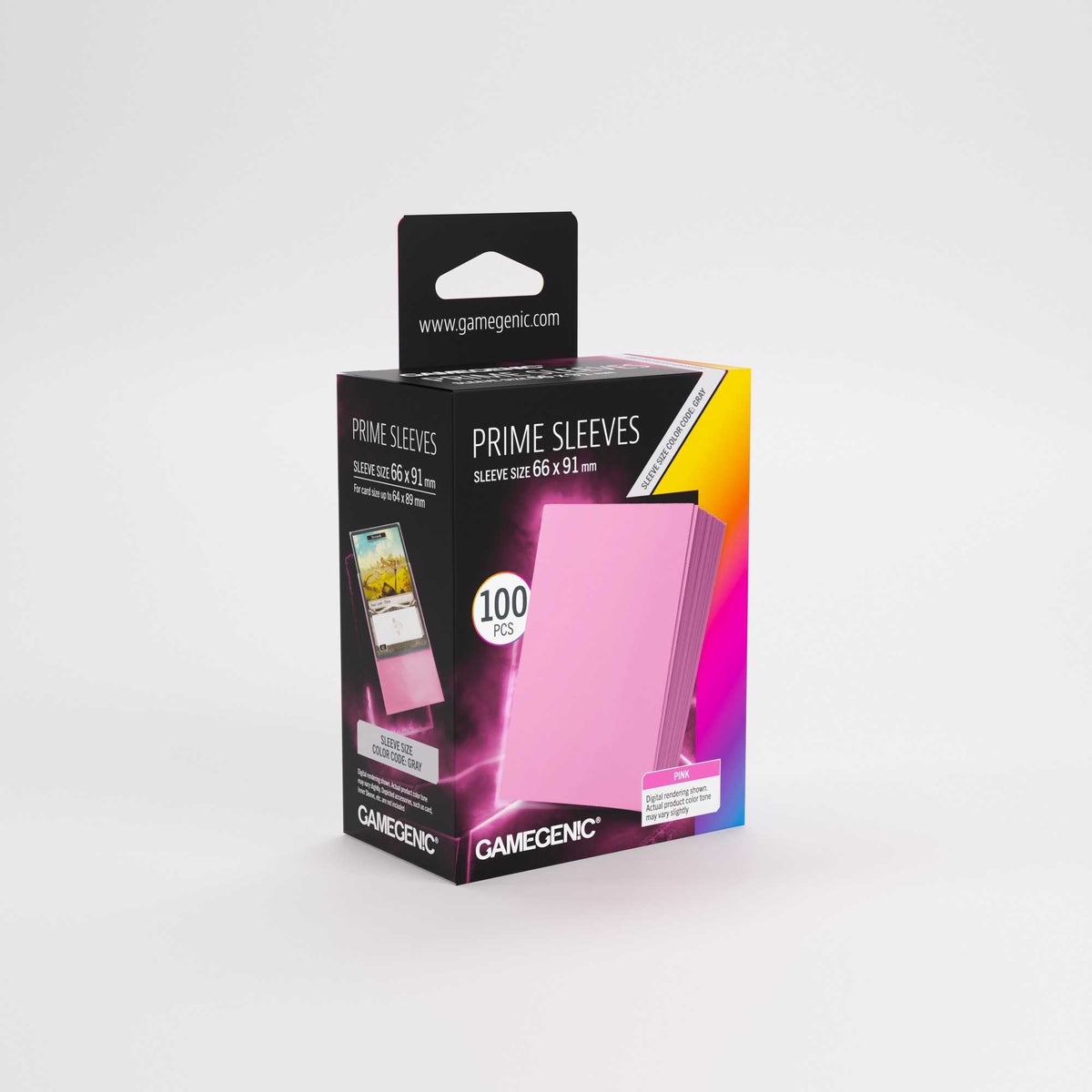 Gamegenic Prime Sleeves Pink 66 x 91 mm (100 ct.)
