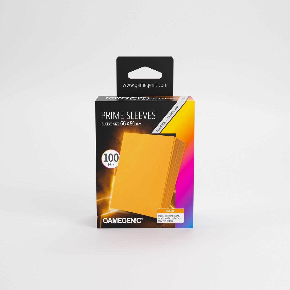 Gamegenic Prime Sleeves Orange 66 x 91 mm – 100 Pack
