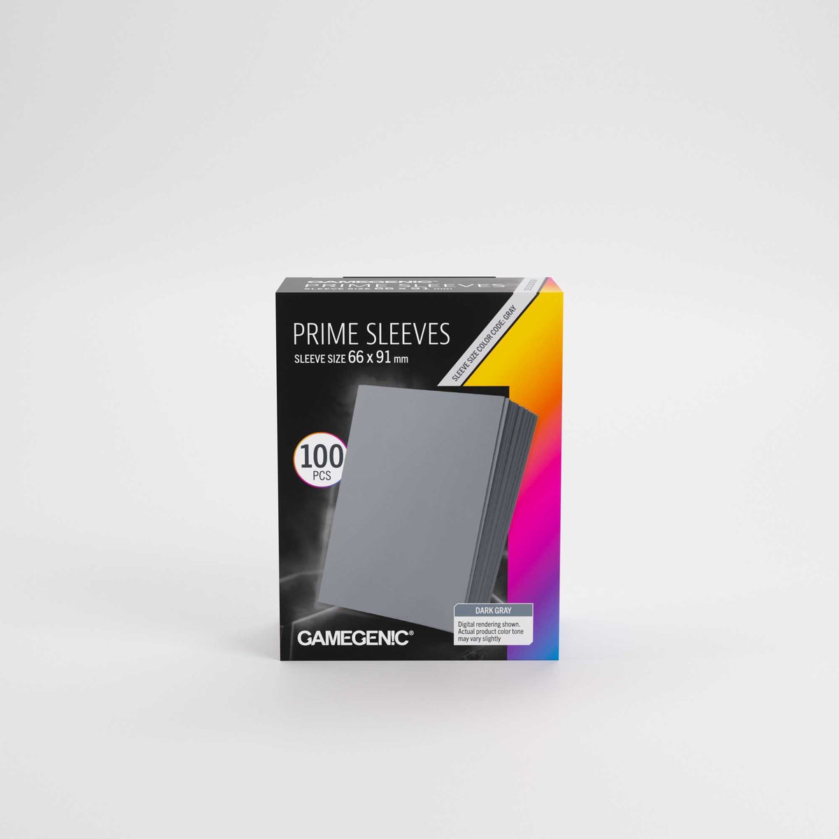 Gamegenic Prime Sleeves Dark Gray 66 x 91 mm, 100 Pack