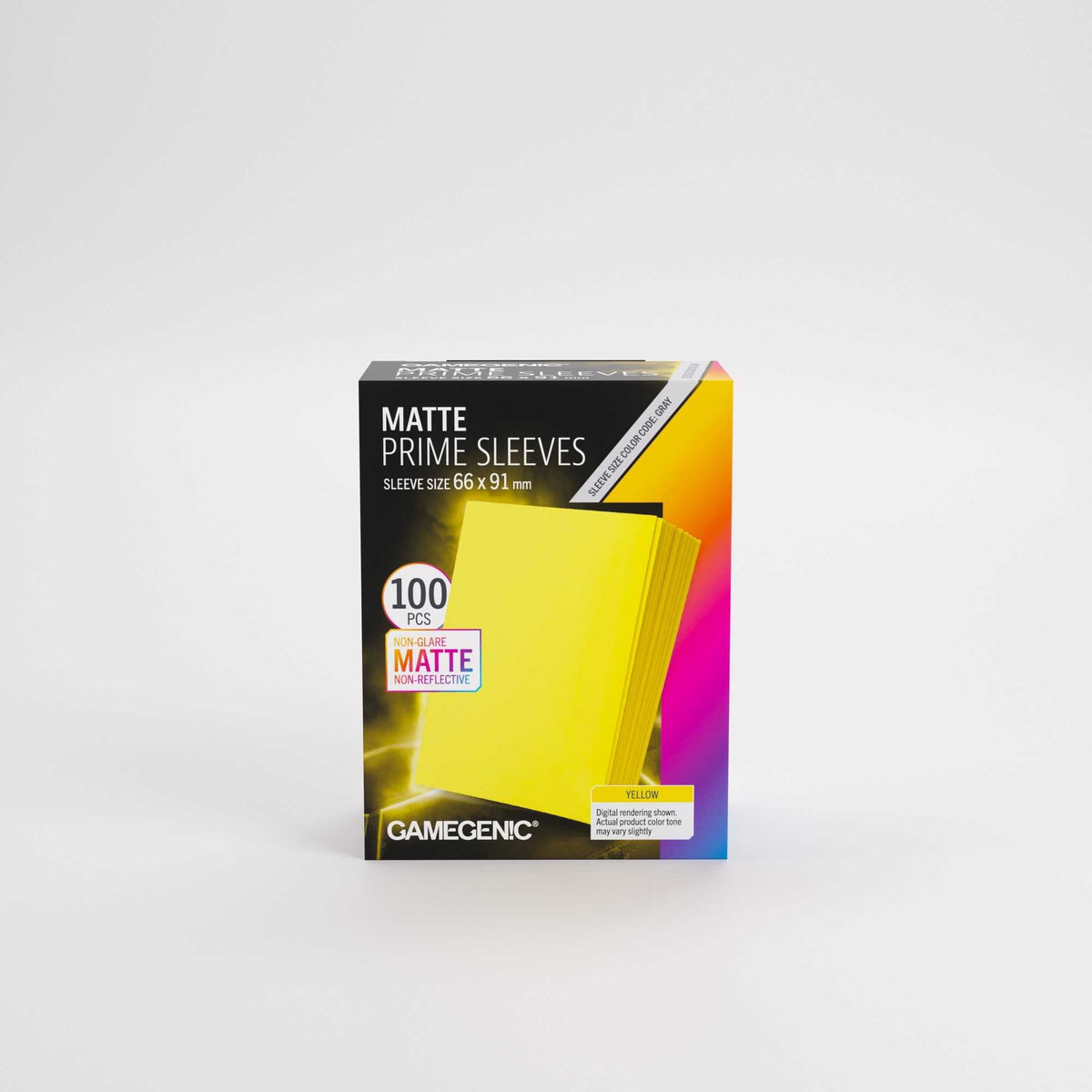Gamegenic Matte Prime Card Sleeves Yellow 66 x 91 mm (100 Pack)