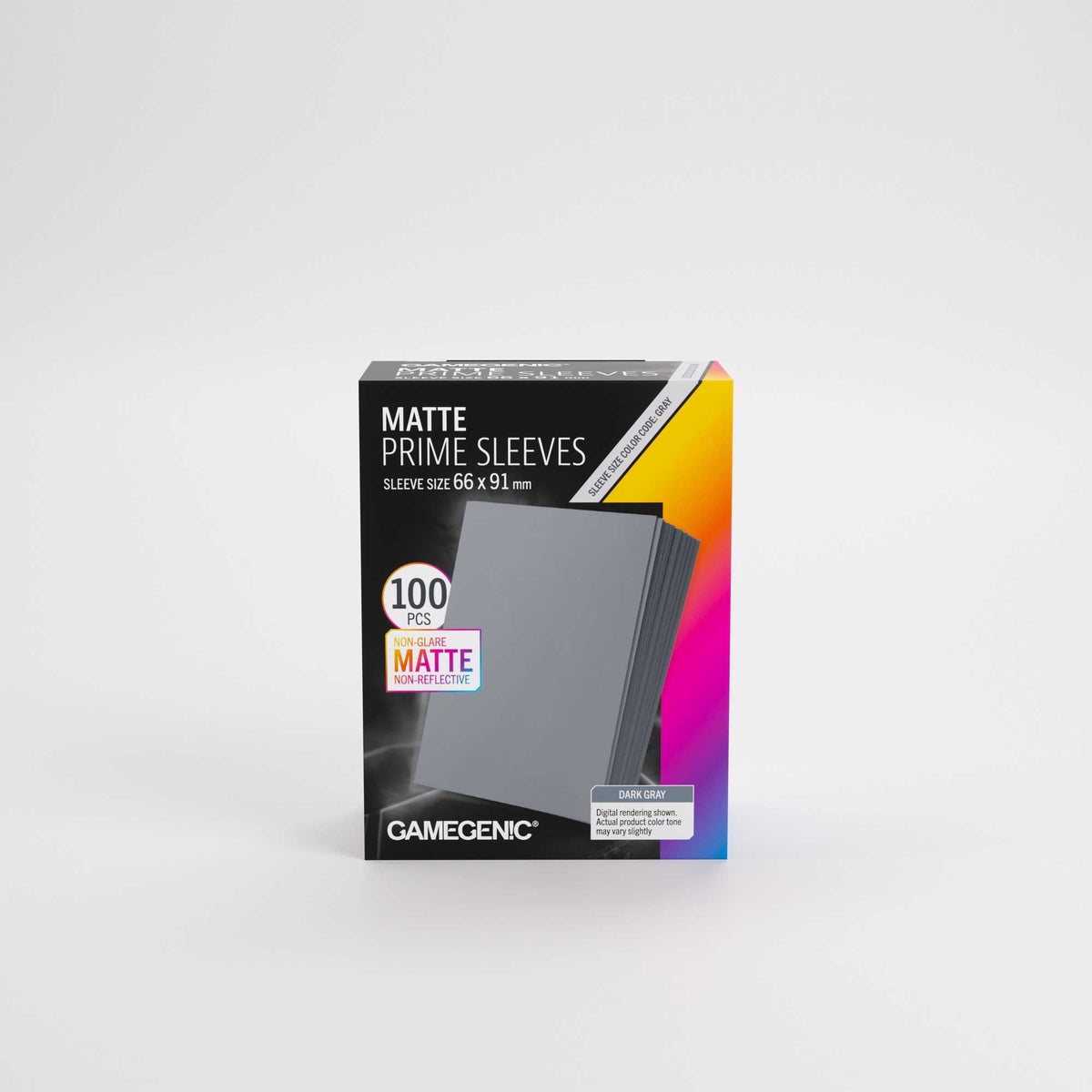 Gamegenic Matte Prime Sleeves Dark Grey 66 x 91 mm (100)