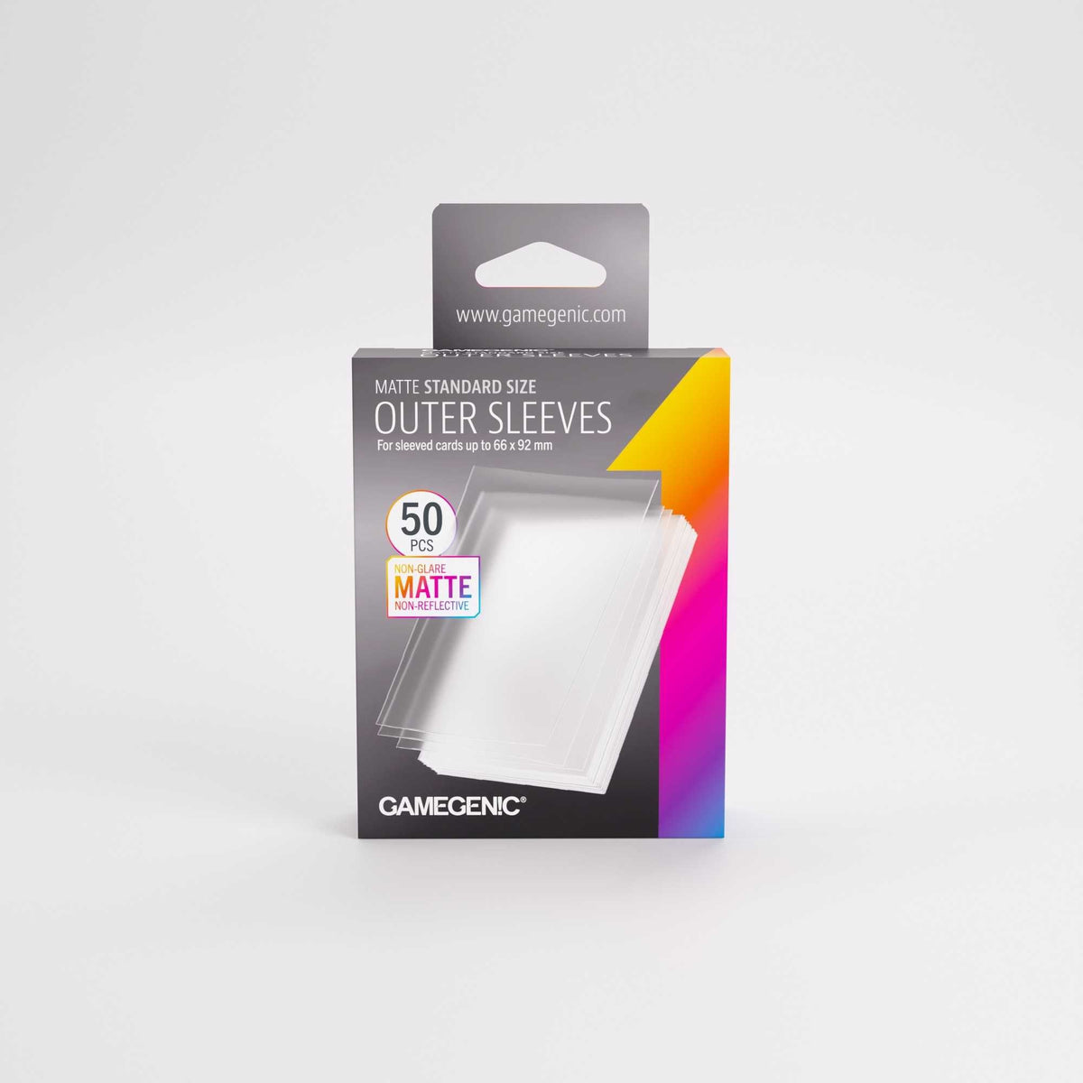 Gamegenic Matte Outer Sleeves Standard Size 69 x 94 mm (50)
