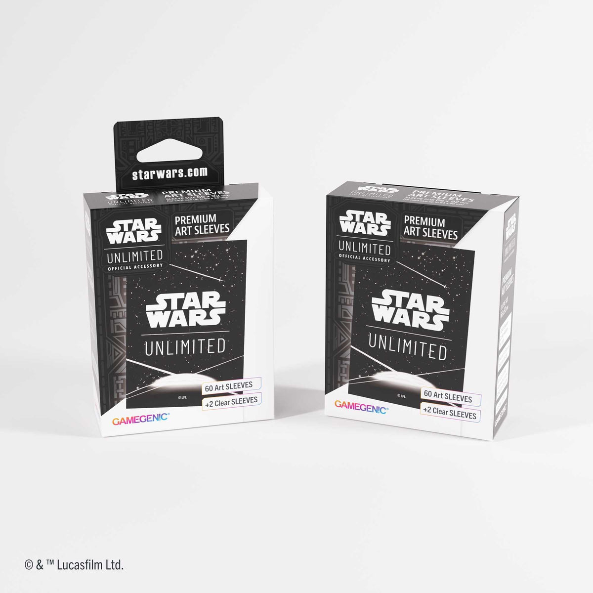 Gamegenic Star Wars: Unlimited Premium Art Sleeves – Card Back White