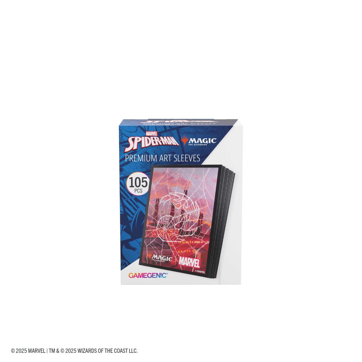 Gamegenic Magic: The Gathering Marvel's Spider-Man Premium Art Sleeves – Spider-Man Mountain