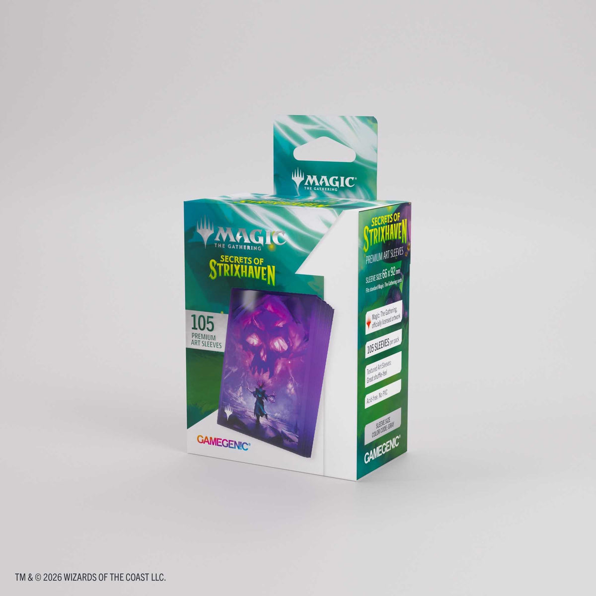 Gamegenic Magic: The Gathering Secrets of Strixhaven Premium Art Sleeves – Mana 3