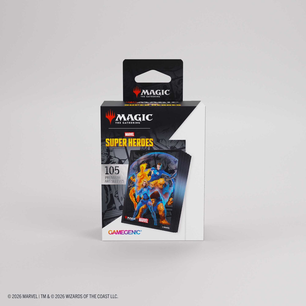 Gamegenic Magic: The Gathering Marvel Super Heroes Premium Art Sleeves – The Fantastic Four