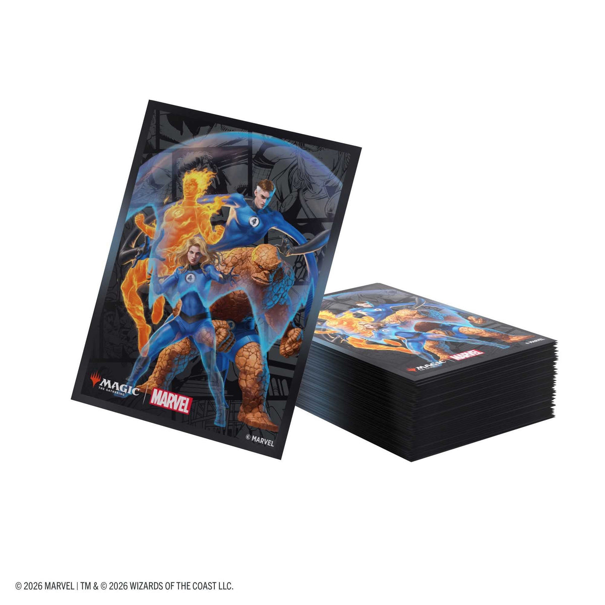 Gamegenic Magic: The Gathering Marvel Super Heroes Premium Art Sleeves – The Fantastic Four