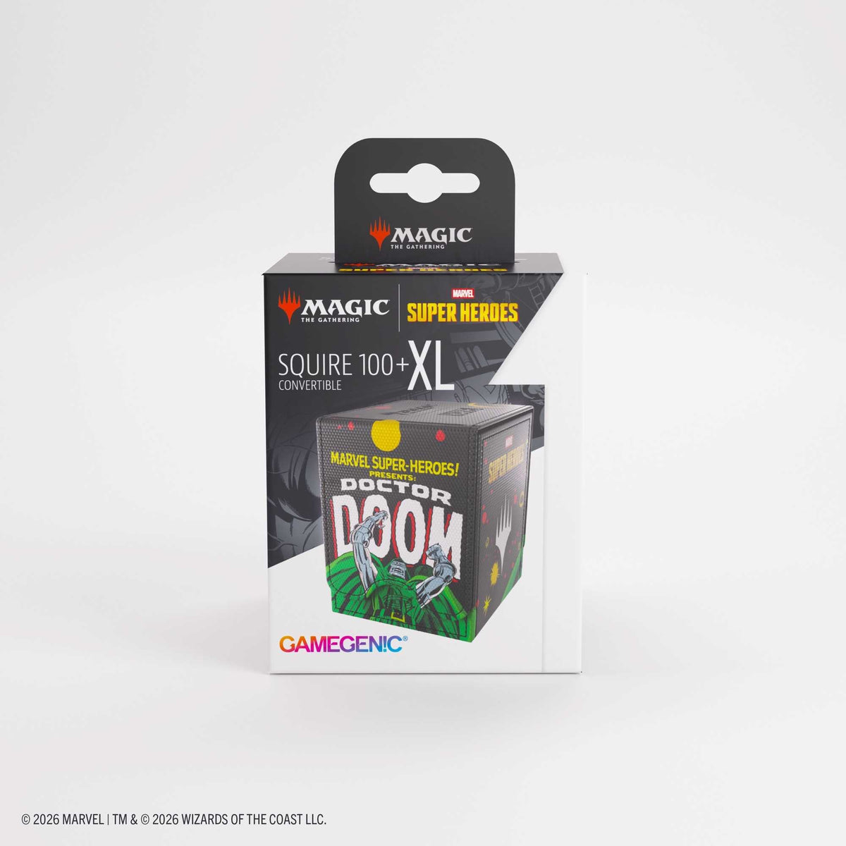 Gamegenic Magic: The Gathering Marvel Super Heroes Squire 100+ XL – Doctor Doom/Spider-Man