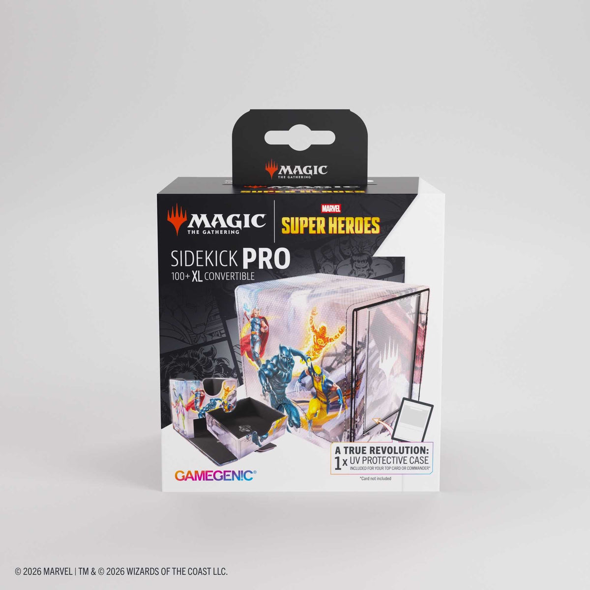 Gamegenic Magic: The Gathering Marvel Super Heroes Sidekick PRO 100+ XL