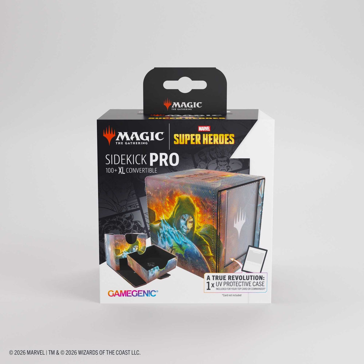 Gamegenic Magic: The Gathering Marvel Super Heroes Sidekick PRO 100+ XL – Doom Reigns Supreme