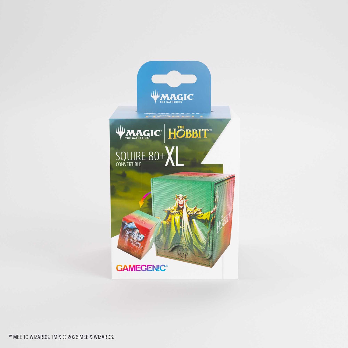 Gamegenic Magic: The Gathering The Hobbit Squire 80+ XL Deck Box - Thranduil the Elvenking/The Mountain-King