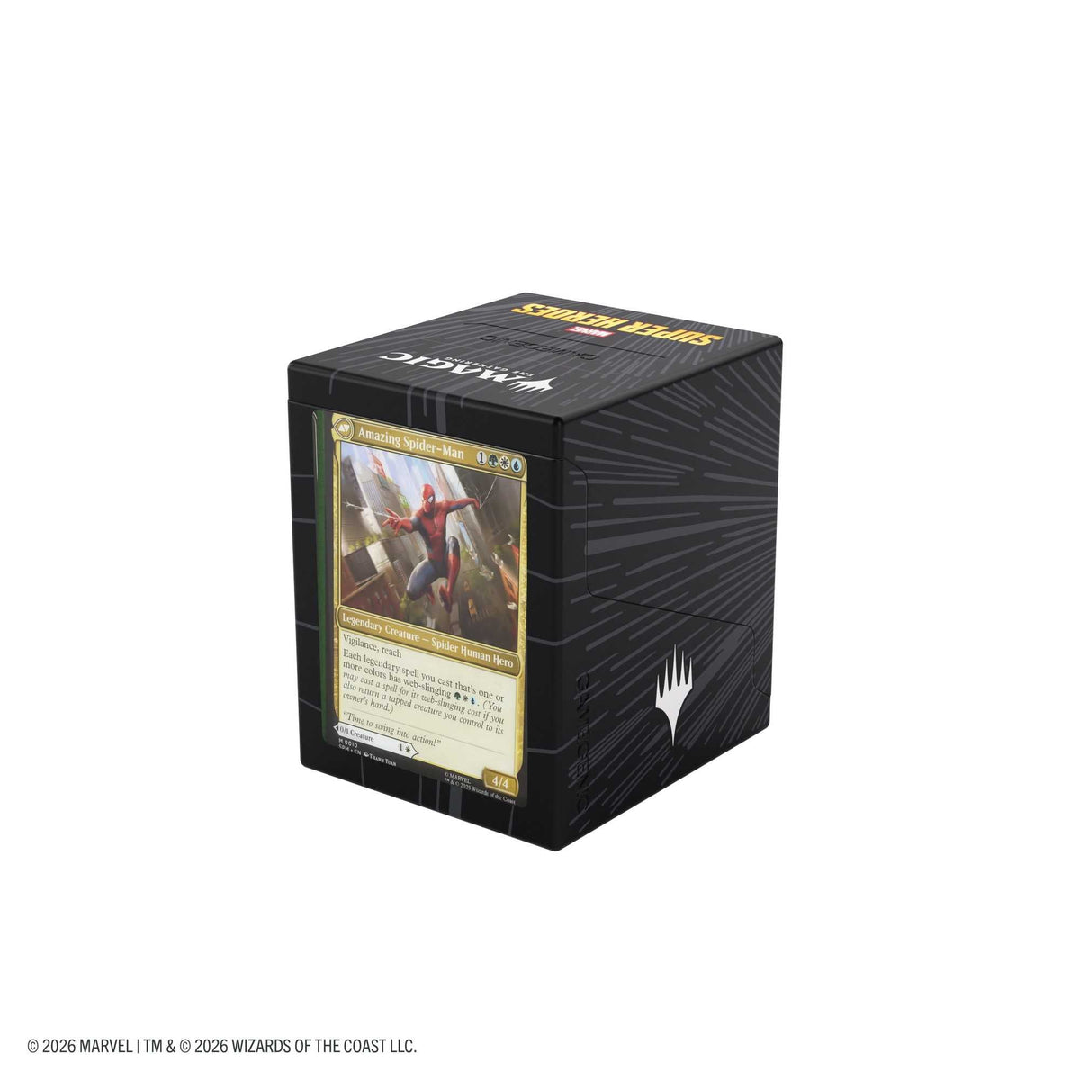 Gamegenic Magic: The Gathering Marvel Super Heroes Bastion 100+ XL - Comic Burst Black