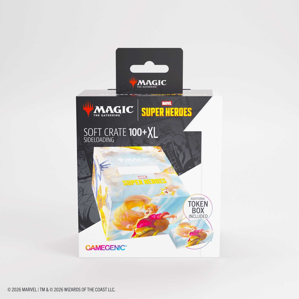 Gamegenic Magic: The Gathering Marvel Super Heroes Soft Crate 100+ XL Sideloading – The Fantastic Four/Go Nuts!