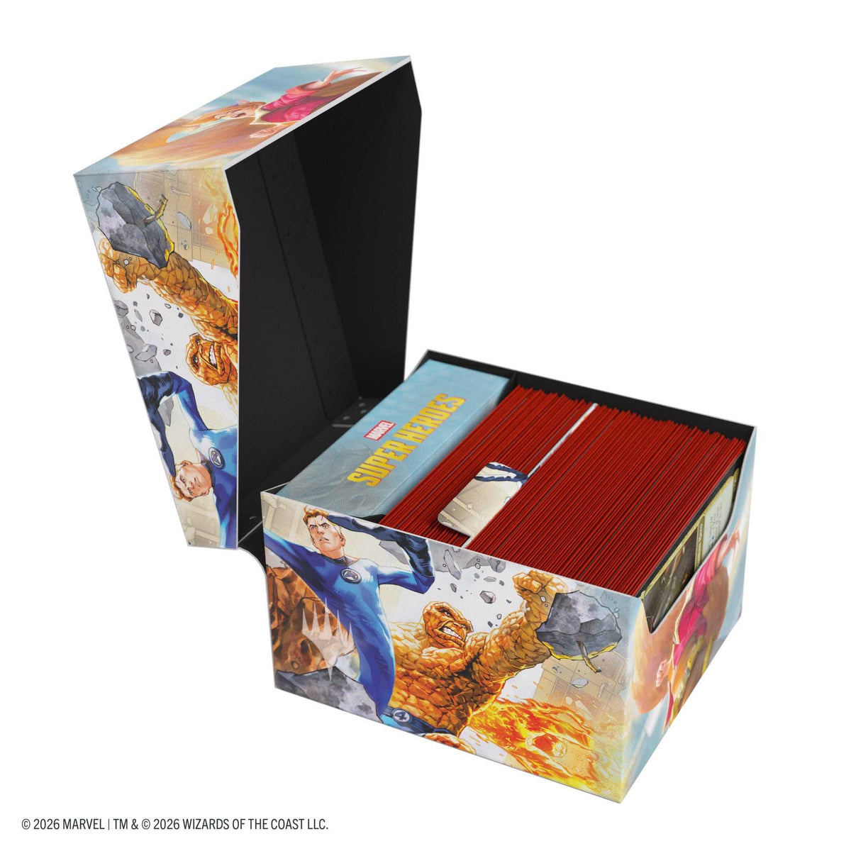 Gamegenic Magic: The Gathering Marvel Super Heroes Soft Crate 100+ XL Sideloading – The Fantastic Four/Go Nuts!
